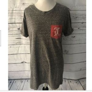 Louisville Cardinals TShirt Sz XL Gray Red Royce A